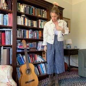 New With Tags 100% Linen culottes